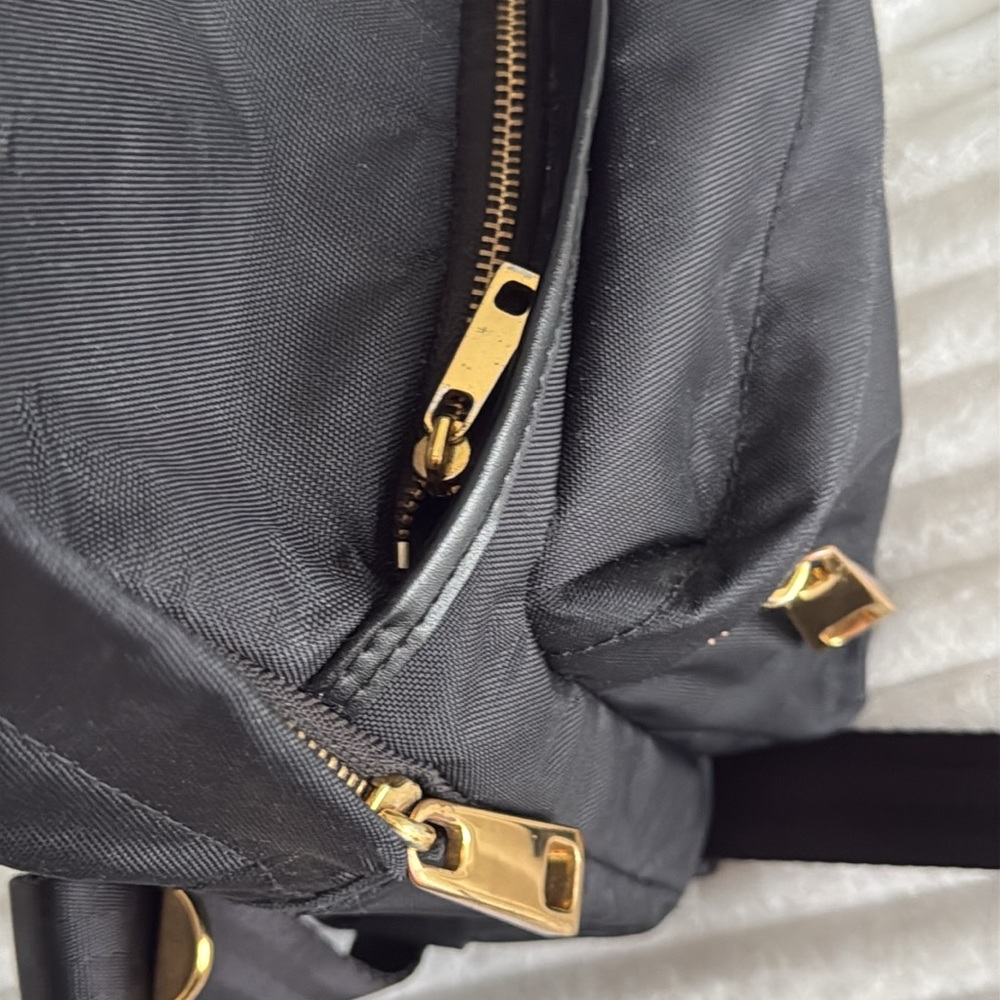 Marc Jacobs Goldtone Nylon Mini Backpack - Picture 7 of 8